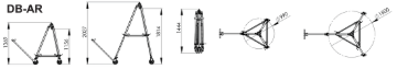 Picture of Ikar DB-AR  Aluminium Rescue Tripod