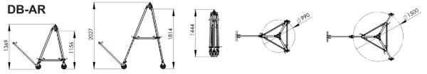 Picture of Ikar DB-AR  Aluminium Rescue Tripod