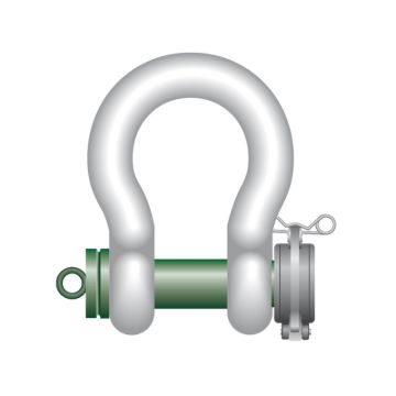 Green Pin ROV Release Polar Shackles With Locking Clamp