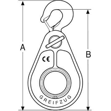 Tractel Snatch block for tirfor® & tirak™ hoists - Hook