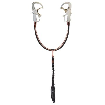 RidgeGear RGL60 CLiC-iT Twin Leg Shock Absorbing Lanyard