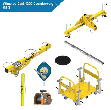 Xtirpa Wheeled Cart 1200 Counterweight Kit 3