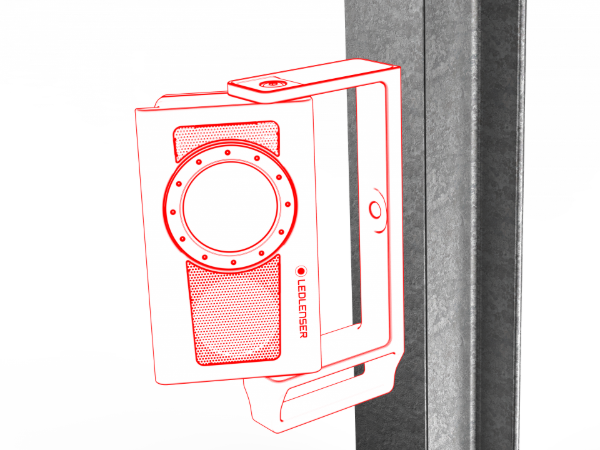 Ledlenser 502172 - iF4R-MUSIC Rechargeable Floodlight (2500)