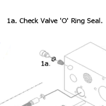 1a. Check Valve O Ring Seal (MOQ5)