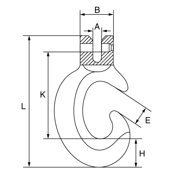 Picture of GT Lifiting G80CCH Cobra G80 Clevis C Hooks