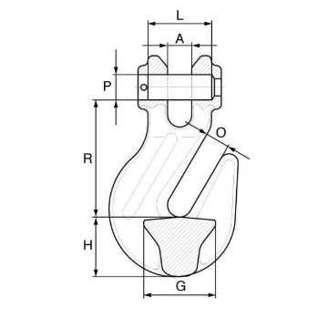 Picture of GTListing G80CGH Cobra G80 Clevis Grab Hook