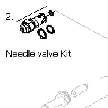 2. - MBII Needle Valve Seal Kit
