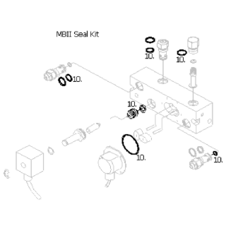10. - MonoBlock 2 Seal Kit T3