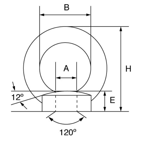 Picture of Stainless Steel Commercial Eyenuts - SSENDIN