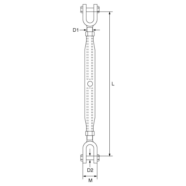 Picture of Stainless Steel Open Body Rigging Screw Hook - Eye - SSRSHE