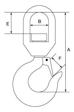 Picture of GT Alloy Steel Swivel Hooks with Safety Catch