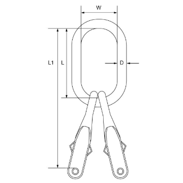 Picture of Grade 10 2 Leg Master Link