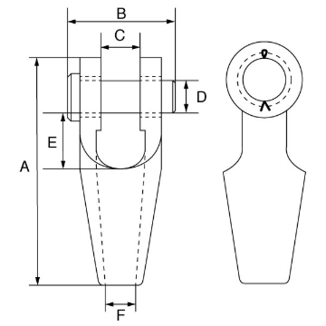 Picture of GT Green Pin® Open Spelter Socket