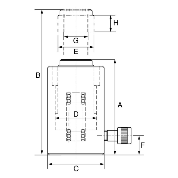 Picture of GT Single Acting Cylinder