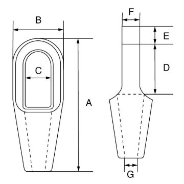 Picture of GT Green Pin® Closed Spelter Socket