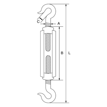 Picture of Open Body Straining Screw Hook/Hook