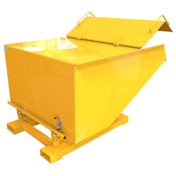 Picture of Roll Forward Tipping Skip  - Lidded