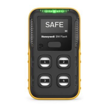 BW Flex4 CPD-W6X1H1M1-Y-00 %LEL(F) O2 H2S CO (yellow)